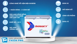 Tìm hiểu chi tiết tủ đông Sanaky VH-2899W2K 230 Lít