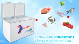 Cùng Điện Máy Thiên Phú tìm hiểu các ưu điểm của Tủ Đông Sanaky VH-285W2 1 Ngăn Đông 1 Ngăn Mát 230 Lít giá rẻ