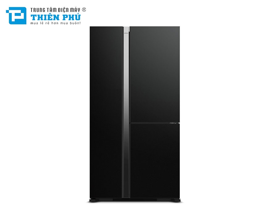 Tủ Lạnh Hitachi Side By Side Inverter 590 Lít R-M800PGV0(GBK) 3 Cánh