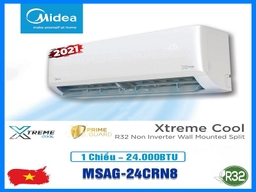 Phòng dưới 40m2 có nên sử dụng điều hòa Midea 24000Btu 1 Chiều MSAG-24CRN8 Gas R32 không?