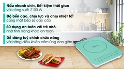 Bên trong chiếc bếp điện từ Midea MI-T2120DA có gì đặc biệt?