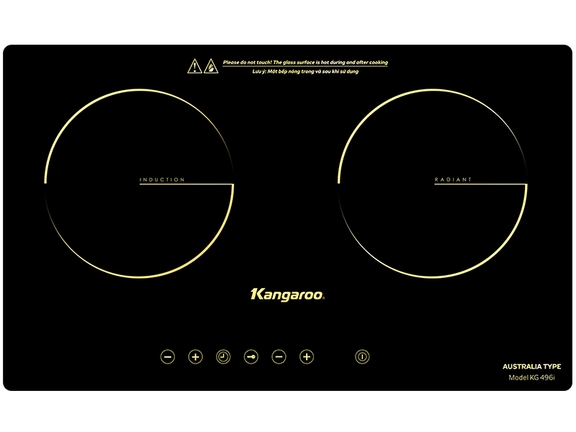 Bếp đôi điện từ hồng ngoại Kangaroo KG496N – Là nơi giữ lửa cho yêu thương