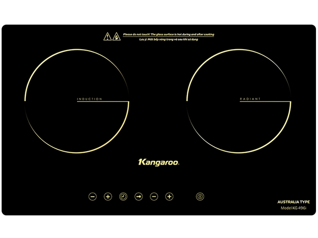Bếp đôi điện từ hồng ngoại Kangaroo KG496N &#8211; Là nơi giữ lửa cho yêu thương