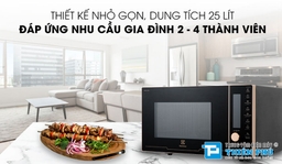 Những lợi ích khi mua lò vi sóng Electrolux EMG25D89GGP 25 Lít có thể bạn chưa biết