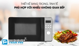 Nấu ăn ngon tiết kiệm thời gian &#8211; sở hữu ngay lò vi sóng Electrolux EMM20D38GB 20 Lít