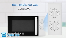 Nấu nướng tiện ích hơn nhờ lò vi sóng Electrolux EMM23K18GW 23 Lít