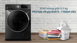 Sự khác biệt giữa máy giặt Casper WT-95N68BGA và Casper WT-95I68DGA là gì?