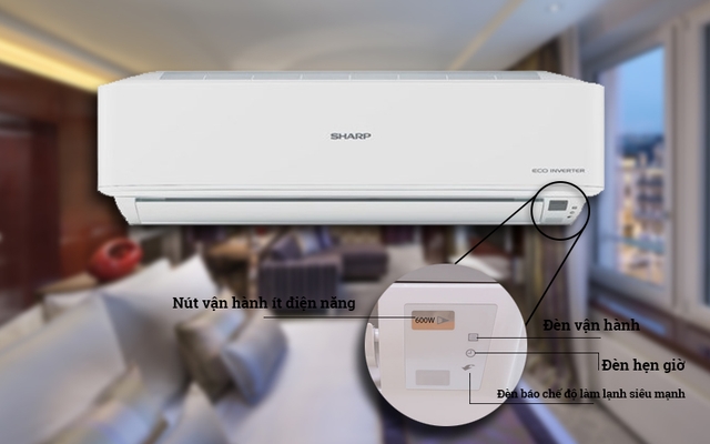 Lý do nên sử dụng điều hòa Sharp 9000Btu 1 Chiều Inverter AH-X9NEWS?