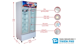 Tủ mát Denver AS 1680GTD 2 Cánh 600 Lít có gì nổi bật?