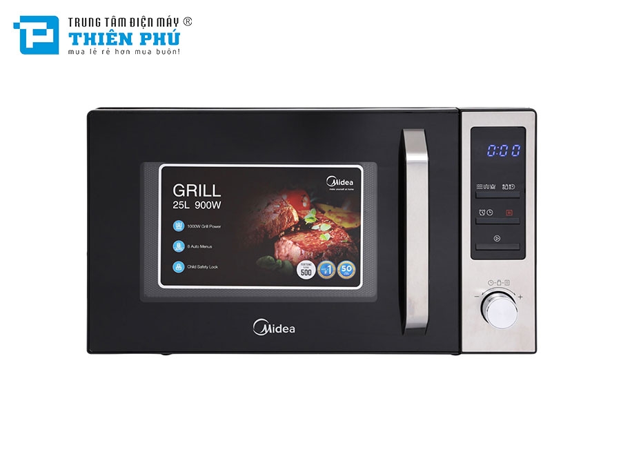 Lò Vi Sóng Midea Có Nướng MMO-25AY73 25 Lít