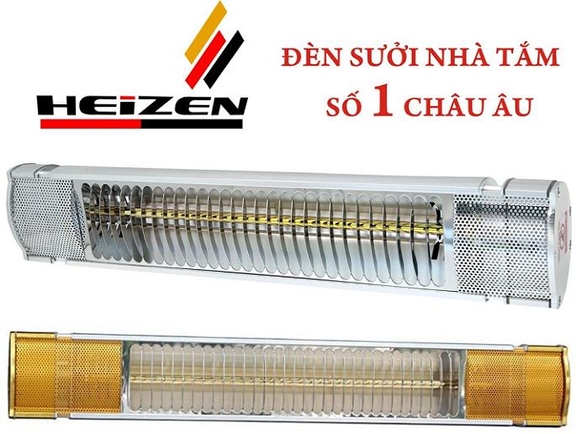 Đèn sưởi nhà tắm Heizen HE-IT110  không chói mắt  – An toàn cho sức khỏe của cả gia đình bạn