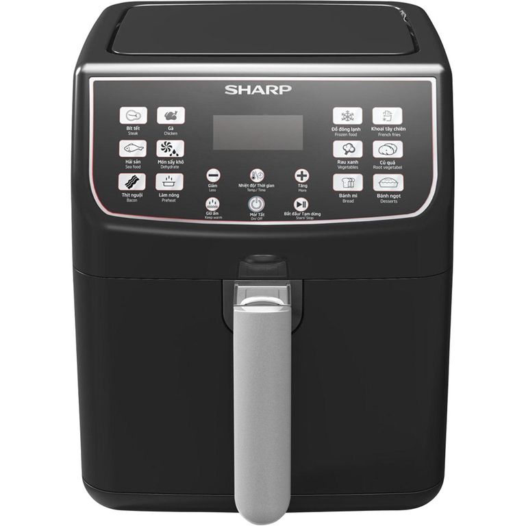Nồi Chiên Không Dầu Sharp KF-AF55EV-BK 5.5 Lít