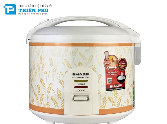 Nồi Cơm Điện Sharp KS-18TJV-GR 1.8 Lít