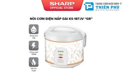 Review nồi cơm điện Sharp KS-18TJV-GR 1.8 Lít với giá thành chưa đến 600.000 đồng.