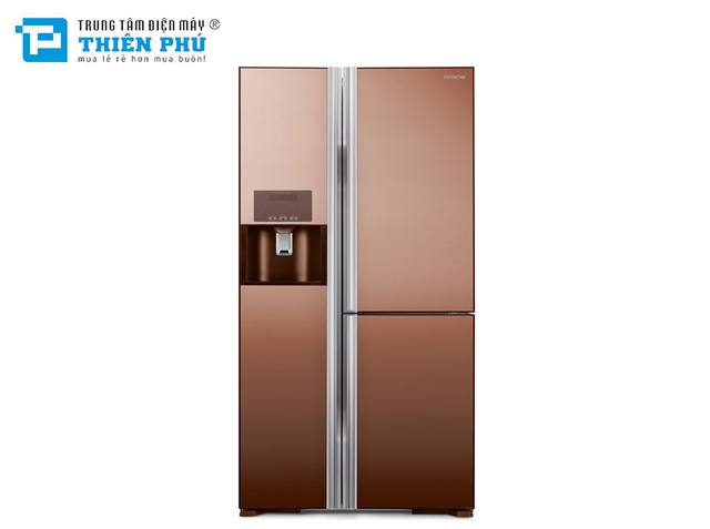 Tủ Lạnh Hitachi Side By Side Inverter 584 Lít R-FM800GPGV2X(MBW) 3 Cánh