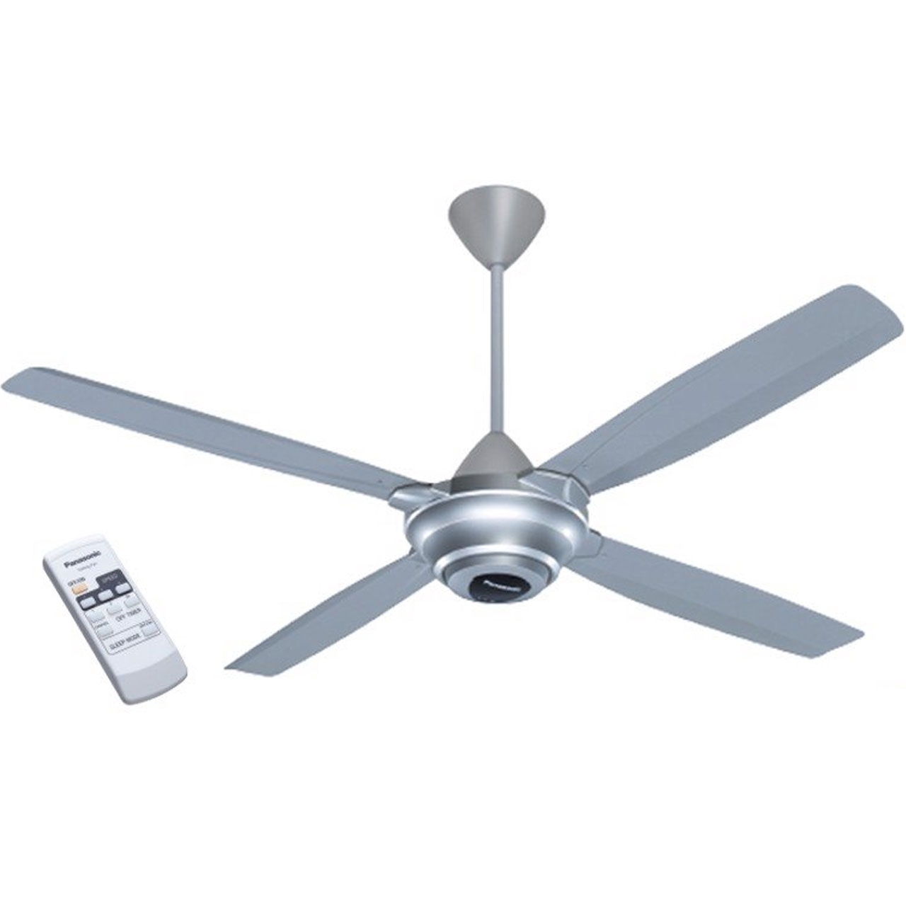 Quạt trần Panasonic 4 cánh F-56MZG-SS thiết kế sang trọng, vận hành êm ái, làm mát hiệu quả