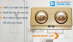 4 lý do bạn nên sở hữu ngay chiếc đèn sưởi nhà tắm Heizen 2 Bóng HE-2B