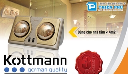 Top 3 Đèn Sưởi Nhà Tắm Kottmann 2 Bóng tốt nhất có tại Điện Máy Thiên Phú