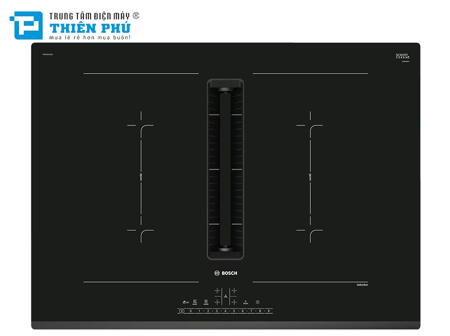 Bếp Từ Kết Hợp Hút Mùi Bosch PVQ731F15E 4 Vùng Nấu Series 6