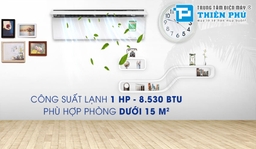 Mẫu điều hòa Panasonic 9000btu phù hợp với phòng có diện tích dưới 15 m2