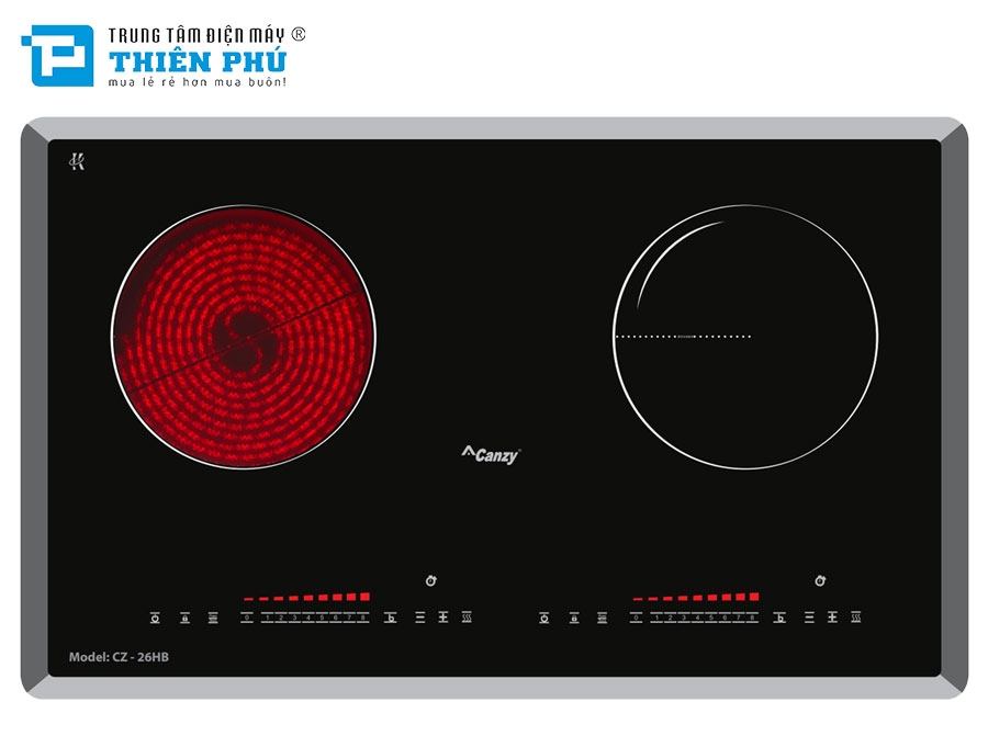Bếp Điện Từ Đôi Canzy CZ 26HB