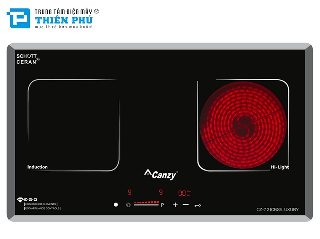 Bếp Điện Từ Đôi Canzy CZ 72ICBS Luxury
