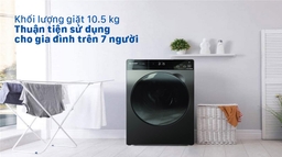 Máy giặt Sharp 10.5kg inverter ES-FK1054SV-G liệu có giặt sạch quần áo không?