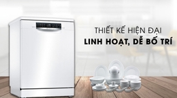 Máy Rửa Bát Bosch SMS68PW01E 12 Bộ Serie 6 sản phẩm hot nhất hè 2022