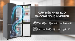 Điểm giống, khác nhau ở hai tủ lạnh Hitachi 4 cánh R-WB640PGV1(GCK) và R-WB640VGV0(GMG)