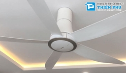 Không gian phòng khách trở nên mát mẻ hơn với quạt trần Panasonic Inverter 5 Cánh F-60TDN