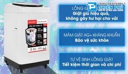 Phân tích khả năng giặt của chiếc máy giặt Sharp 8.2kg ES-W82GV-H