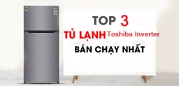 Top 3 tủ lạnh Toshiba Inverter được người tiêu dùng yêu thích nhất