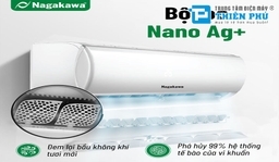Bảo vệ sức khỏe nhờ điều hòa Nagakawa 2 chiều NS-A18R1M05 thông minh