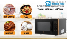 lò vi sóng Electrolux EMG25D59EB không chỉ sang trọng mà còn nhiều tiện ích