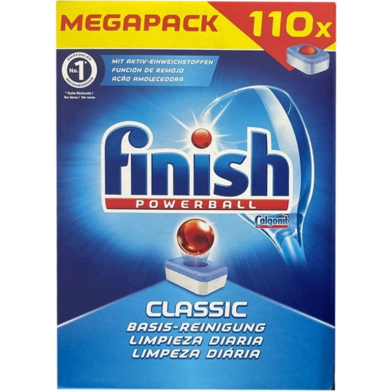 Viên Rửa Bát Finish Classic 110 Viên/Hộp 2 Chức Năng