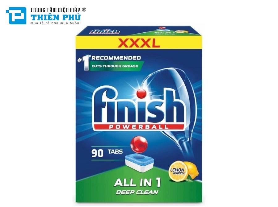 Viên Rửa Bát Finish All-In-One 90 Viên/Hộp 6 Chức Năng