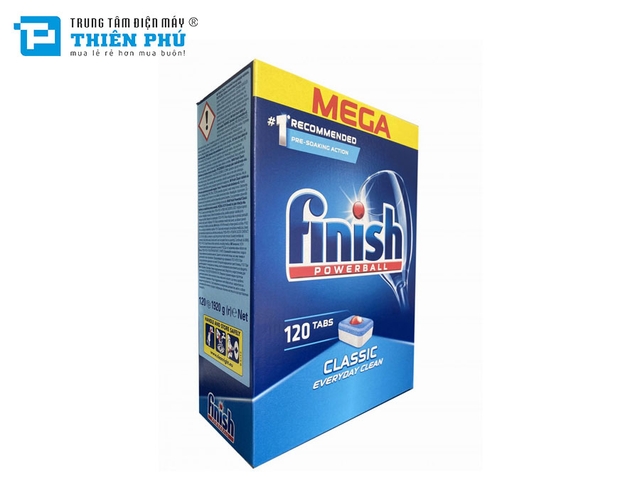 Viên Rửa Bát Finish All-In-One 120 Viên/Hộp