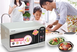Chỉ với 2 triệu đồng bạn đã sở hữu Lò Vi Sóng Sharp R-25D1(S)VN 22 Lít tại Thiên Phú