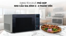 Đánh giá cao về chất lượng của Lò Vi Sóng Sharp Có Nướng R-G378VN-CS 23 Lít