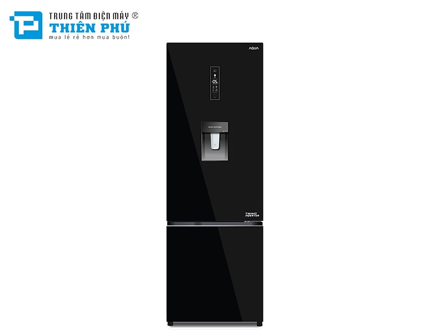 Tủ Lạnh Aqua Inverter AQR-B379MA(WGB) 324 Lít
