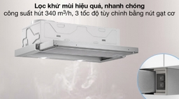 Máy Hút Mùi Bosch DFR067A50 60 Cm Serie 4, sự lựa chọn tuyệt vời để căn bếp của bạn luôn thơm mát, dễ chịu.