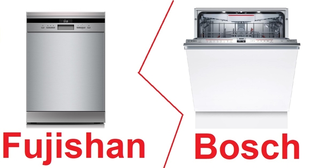 So sánh máy rửa bát Fujishan và Bosch: máy rửa bát loại nào tốt?