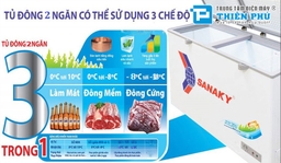 3 tính năng làm lạnh trên chiếc tủ đông giá rẻ Sanaky VH-3699W1