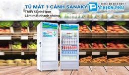 So sánh chi tiết về tủ mát Sanaky 1 cánh VH-168KL và VH-408K3L