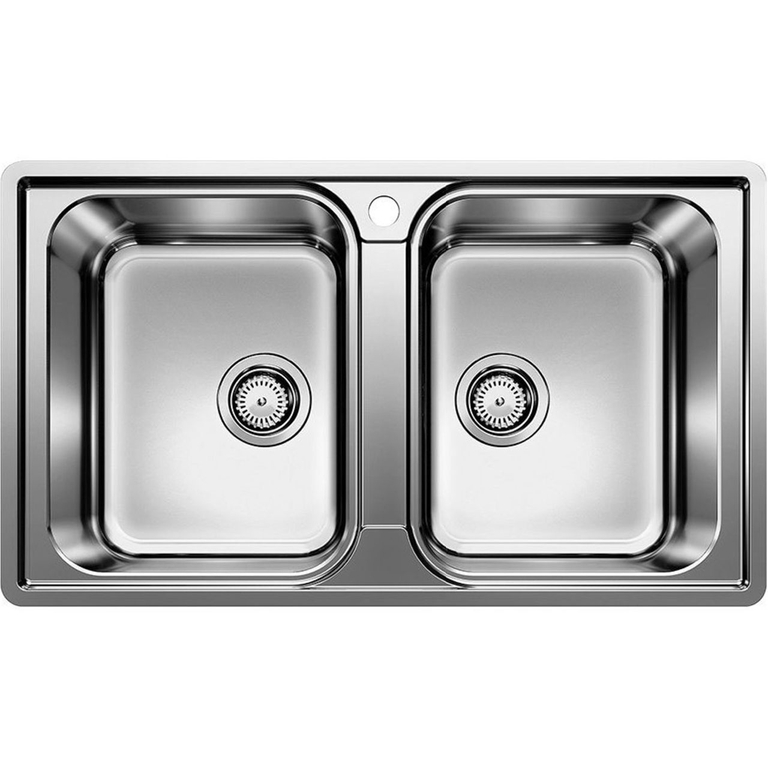 Chậu Rửa Bát Blanco LEMIS 8-IF Chrome