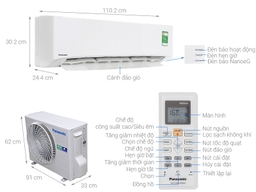 Điều hòa Panasonic 18000btu CU/CS-XPU18XKH-8 mang lại cho bạn không khí trong lành