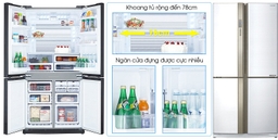 Tủ lạnh Sharp inverter SJ-FX680V-WH có được đánh gia cao bởi các đặc điểm gì ?