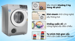 Khám phá công nghệ trên máy sấy quần áo electrolux EDV805JQSA