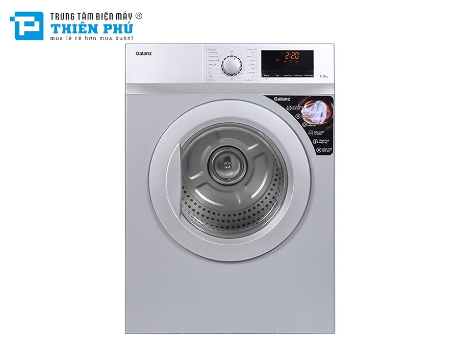 Máy Sấy Quần Áo Galanz 8Kg DV-80T5C(S)