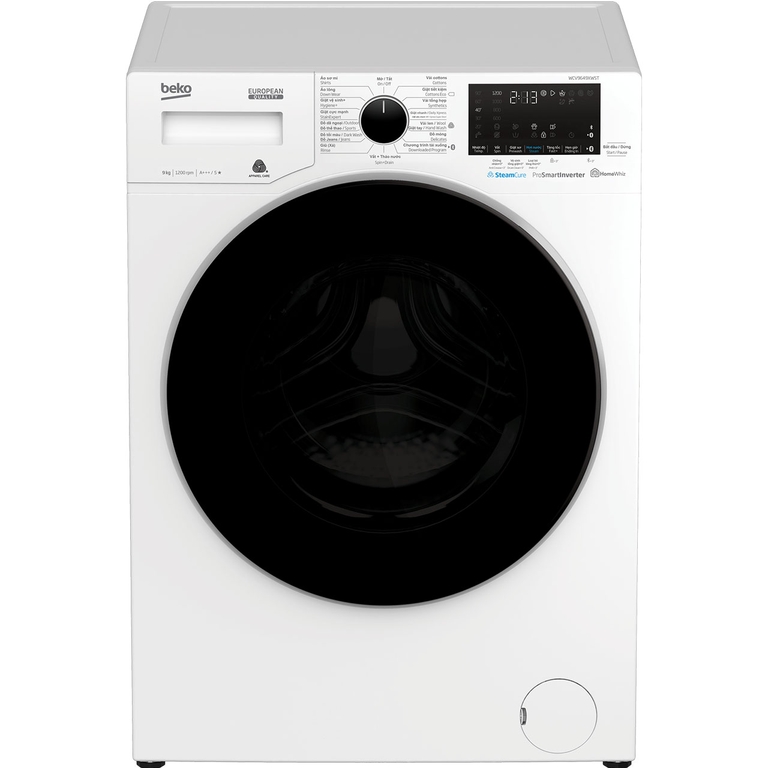 Máy giặt Beko Lồng Ngang Inverter WCV9649XWST 9 Kg